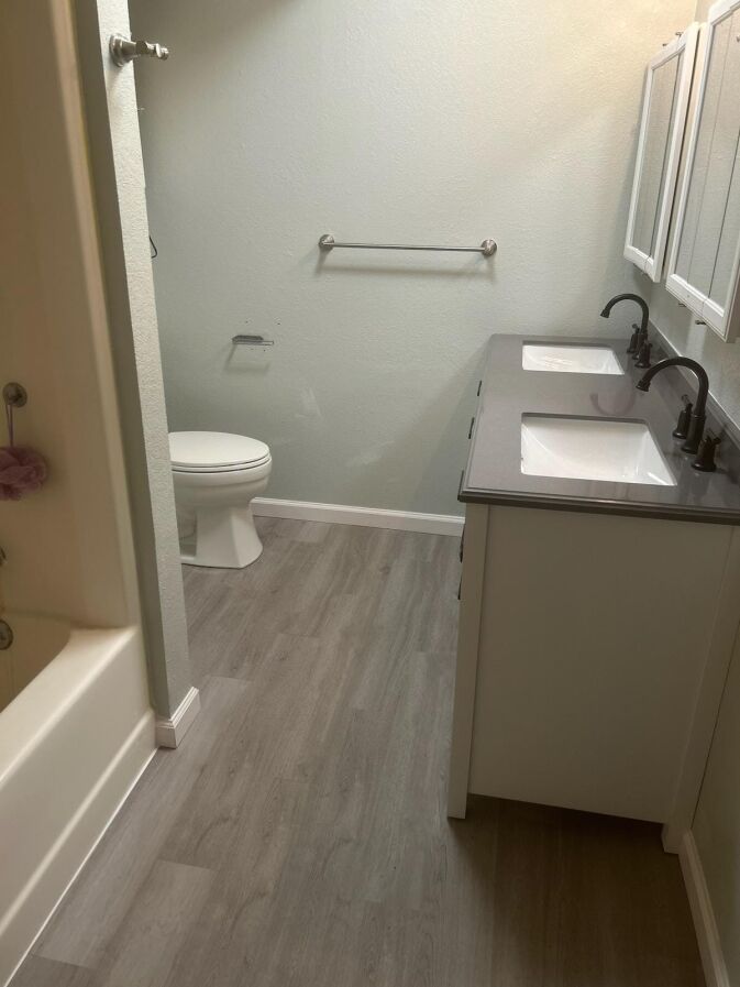 Newly remodeled bathroom